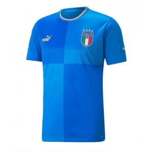 Włochy Koszulka Podstawowych 2022 Krótki Rękaw